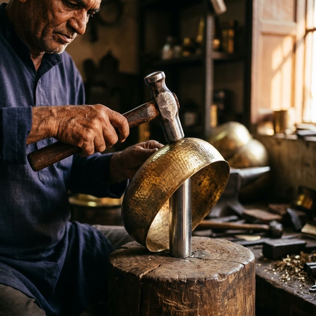Raising — step 02 of the metalworking process